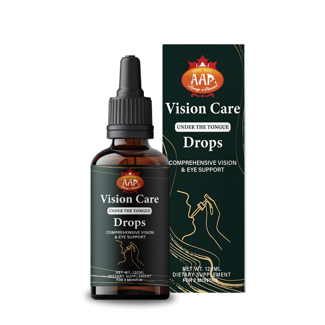 Vision Care Drops Premium Bottle Packaging Display